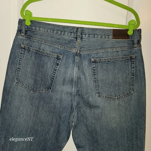 J Crew The Bleecker Straight Leg jeans 35 x 34 NWT - Picture 2 of 9